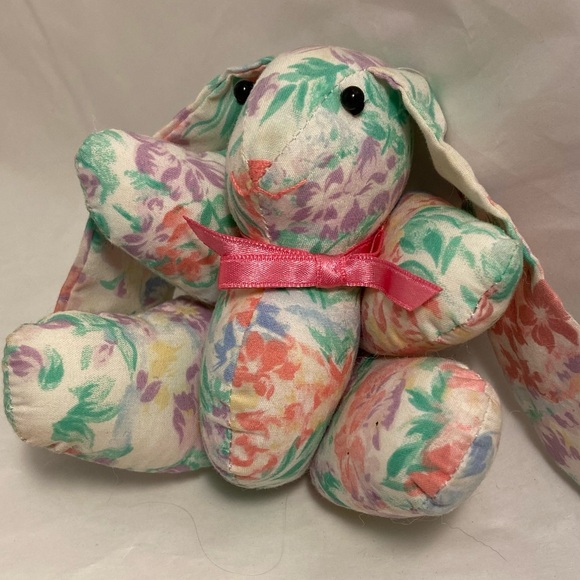Applause | Toys | Vintage Applause Bunny Plush Spring Floral Fabric ...
